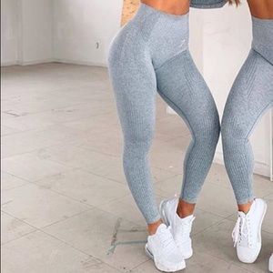 Gymshark Vital Seamless Legging - Steel Blue Marl